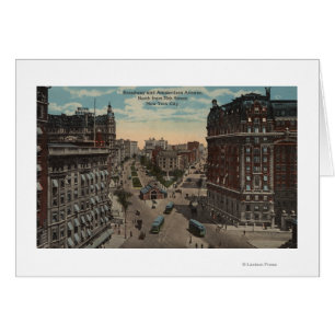 New York, NY - Broadway et avenue d'Amsterdam