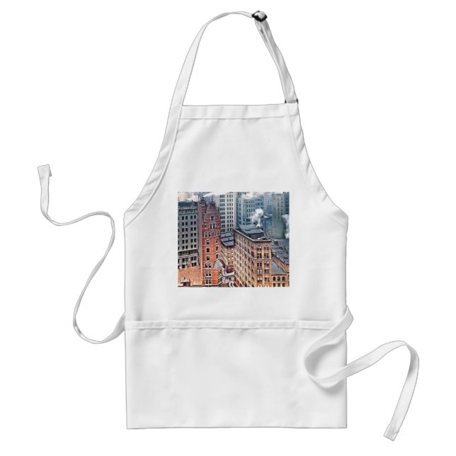 New York NY - Cluster of Skyscrapers c1900 Schürze (Vorne)