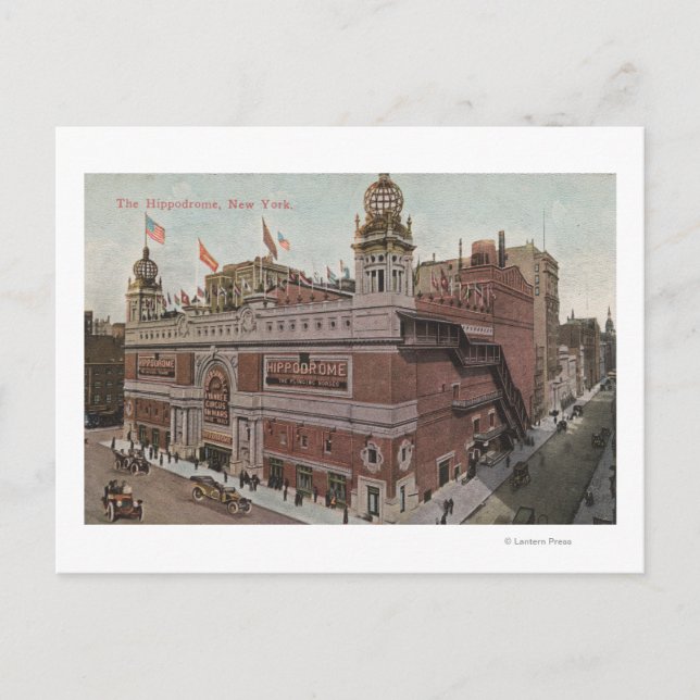 New York, NY - Das Hippodrom Postkarte (Vorderseite)