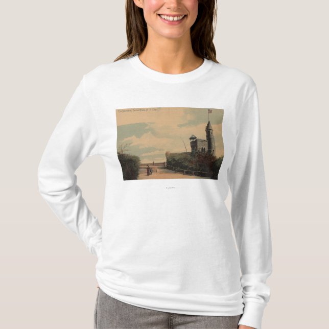 New York, NY - der Belvedere im Central Park T-Shirt (Vorderseite)