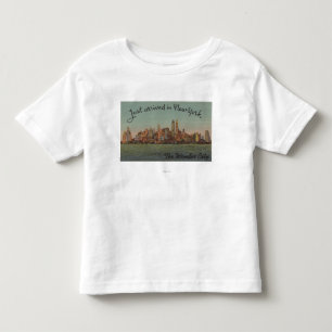 New York, NY - gerade angekommen - die wunderbare Kleinkind T-shirt