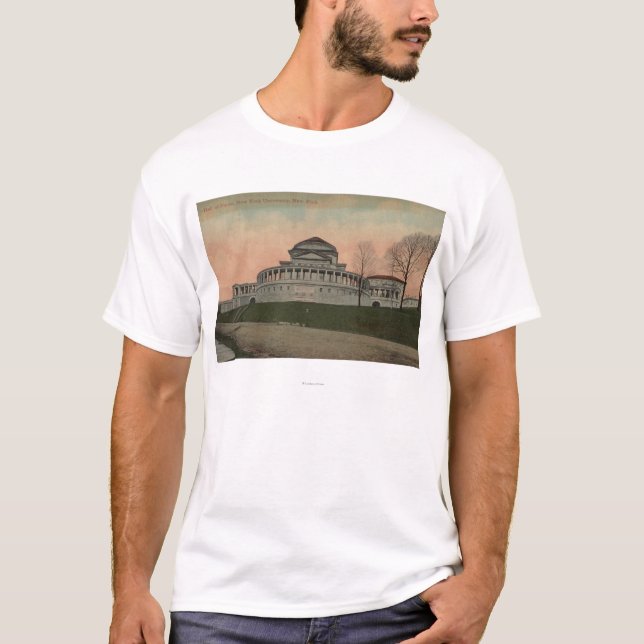 New York, NY - Hall of Fame, New- Yorkuniversität T-Shirt (Vorderseite)