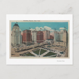 New York, NY - Platz am Ende Postkarte