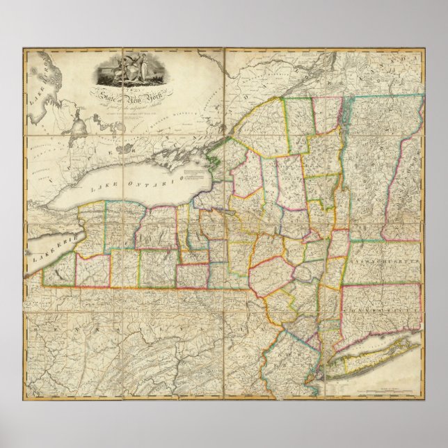 New York, NY Poster (Vorne)