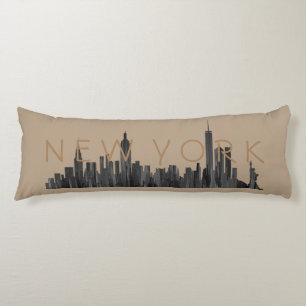 NEW YORK, NY SKYLINE-MALERPINSEL - SEITENSCHLÄFERKISSEN