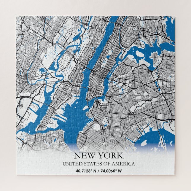New York NY USA United Staaten Travel City Map (Vertikal)
