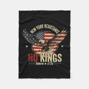 New York NY Widerstand Könige seit 1776 patriotisc Fleecedecke