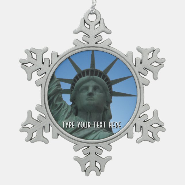 New York Ornament Personalisiert New York Souvenir (Vorderseite)