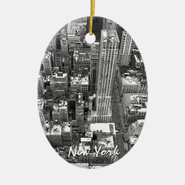 New York Ornament Personalisiert New York Souvenir (Vorne)