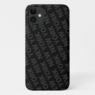 New York Pattern Dark Gray Case-Mate iPhone Hülle