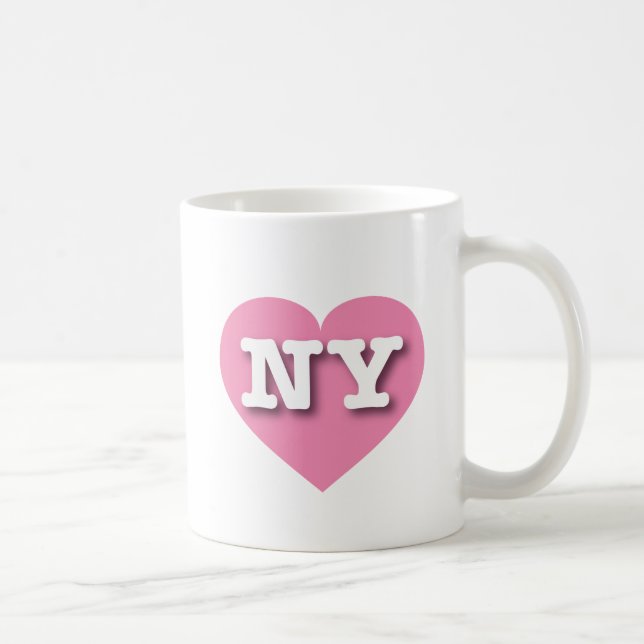 New York Pink Heart - I Liebe NY Kaffeetasse (Rechts)