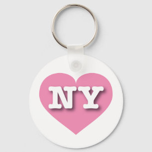 New York Pink Heart - I Liebe NY Schlüsselanhänger