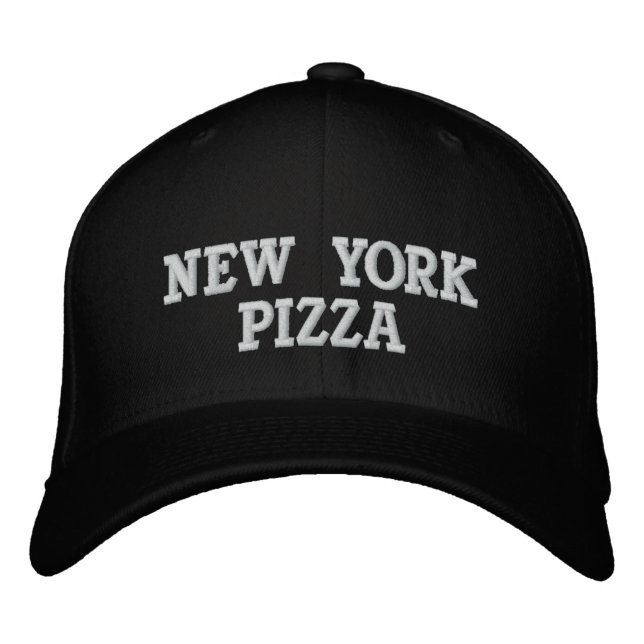 NEW YORK PIZZA BESTICKTE KAPPE (Vorderseite)