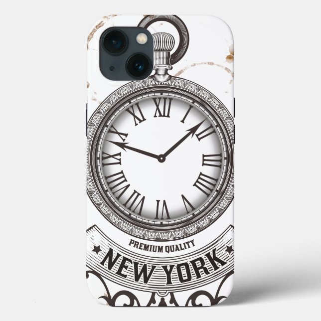 New York Pocket Watch Case-Mate iPhone Hülle (Rückseite)