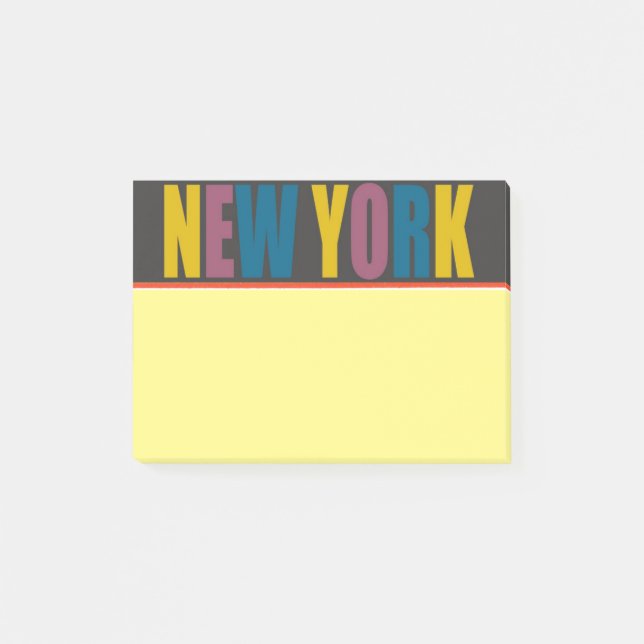 New York Post-it-Notizen Post-it Klebezettel (Vorderseite)