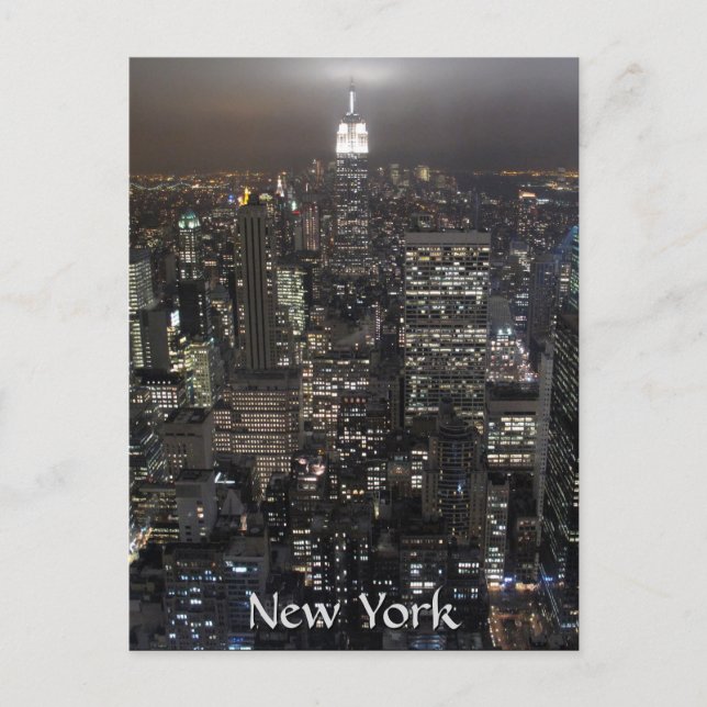 New York Postcard City New York Souvenir Card Postkarte (Vorderseite)