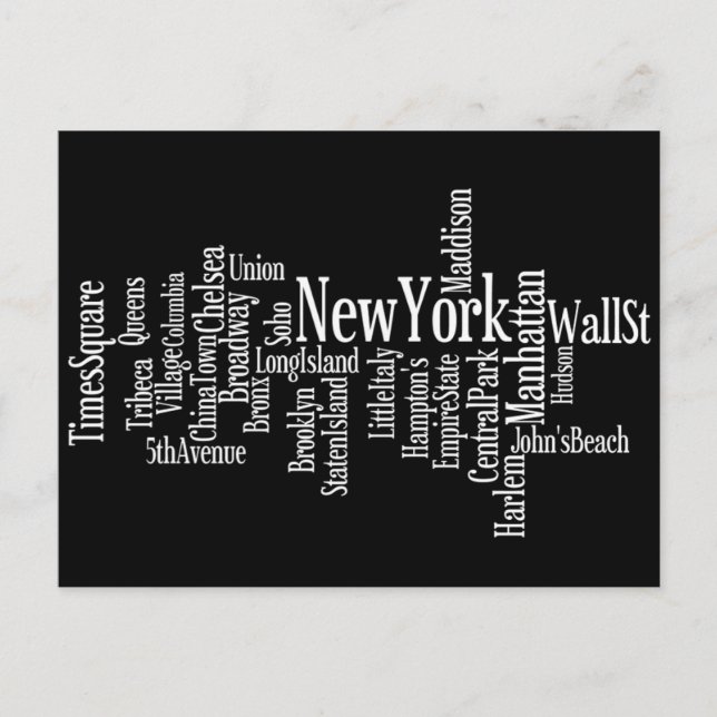 New York Postcard Postkarte (Vorderseite)
