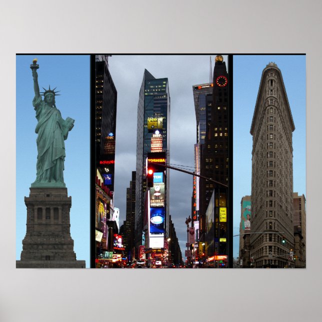 New York Poster New York Souvenir Posters & Prints (Vorne)