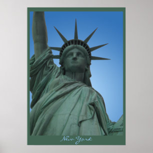 New York Poster Statue of Liberty New York Print