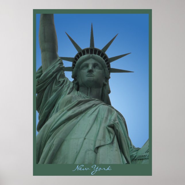 New York Poster Statue of Liberty New York Print (Vorne)