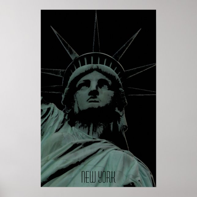 New York Poster Statue of Liberty New York Print (Vorne)
