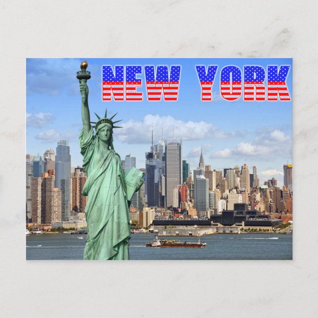 New York Postkarte (Vorderseite)