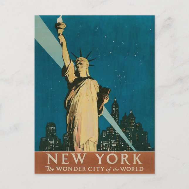 New York Postkarte (Vorderseite)