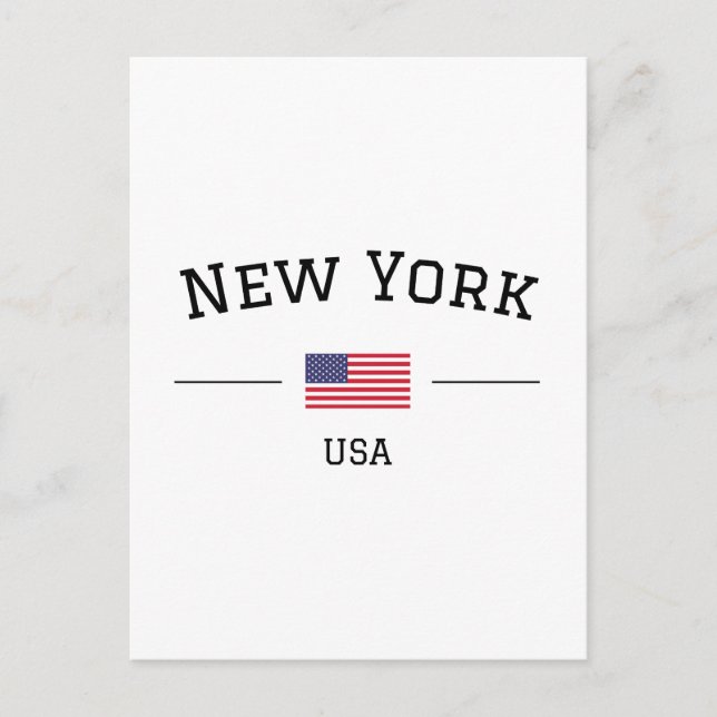 New York Postkarte (Vorderseite)