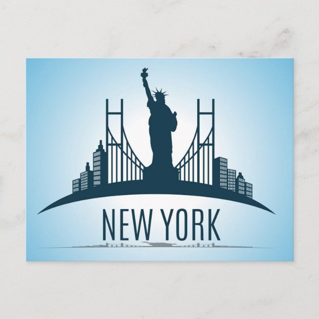 New York Postkarte (Vorderseite)