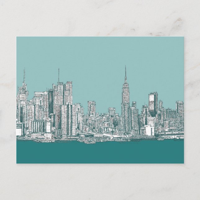 New York Postkarte (Vorderseite)