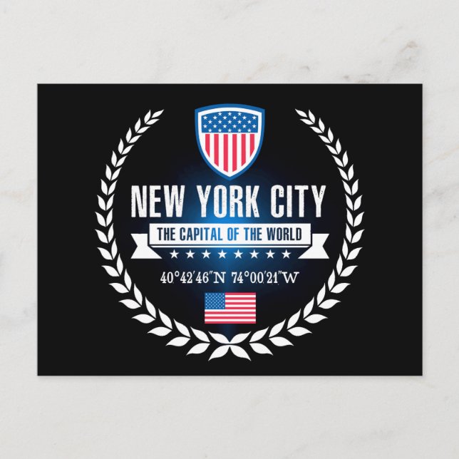 New York Postkarte (Vorderseite)