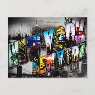 New York Postkarte Vintage