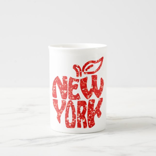 NEW YORK PROZELLANTASSE (Vorderseite)