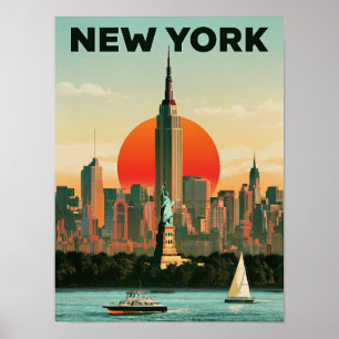 New York Reiseplakat Poster