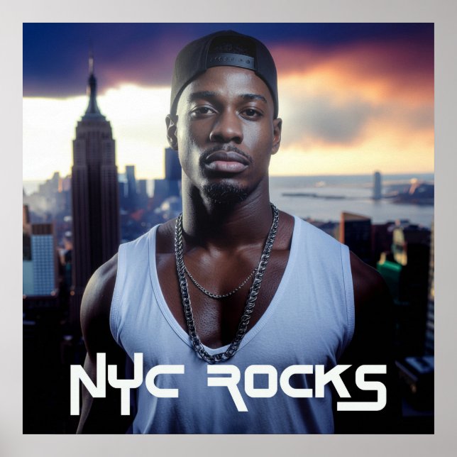 NEW YORK ROCKS - NYC POSTER (Vorne)