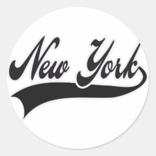 NEW YORK RUNDER AUFKLEBER