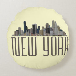 NEW YORK RUNDES KISSEN