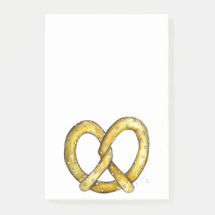New York Salty Soft Pretzel Post It Notes Post-it Klebezettel