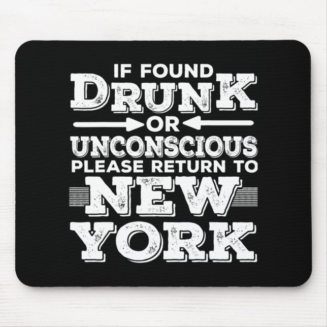 New York Sayings Funny Ny  Mousepad (Vorne)