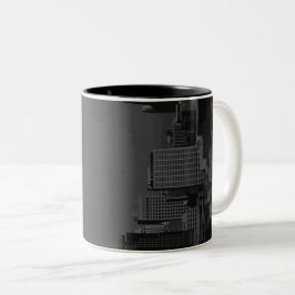 New York, Schwarz-Weiß-Tasse Zweifarbige Tasse