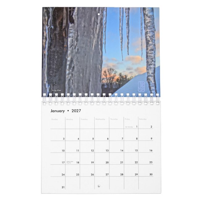 New York Seasons Small Spiral Bound Calend Kalender (Jan 2027)