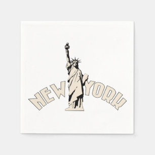 New York Serviette