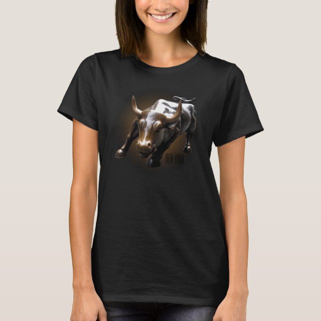 New York Shirt Women's Cool NY Bull Souvenir Shirt (Vorderseite)