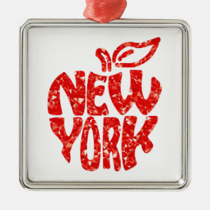 NEW YORK SILBERNES ORNAMENT