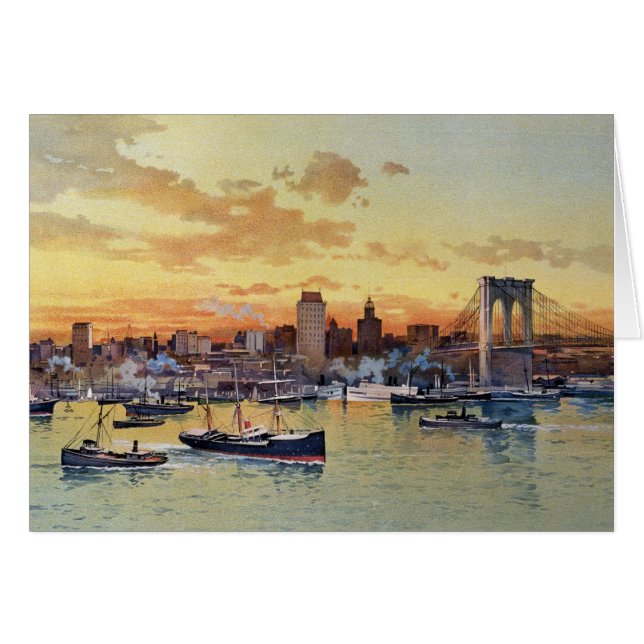 NEW YORK SKYLINE 1896 (Devant Horizontal)