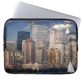 New York Skyline Manhattan Hudson Laptopschutzhülle