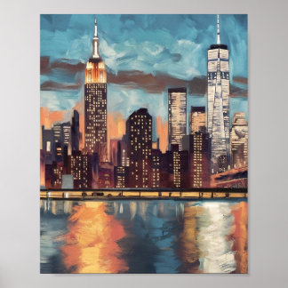 New York Skyline-Poster Poster