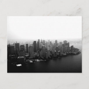 New York Skyline Postkarte
