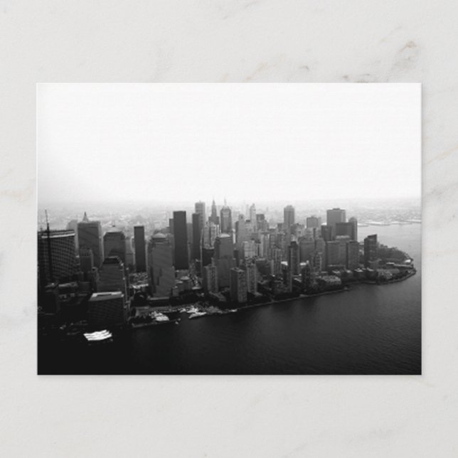 New York Skyline Postkarte (Vorderseite)