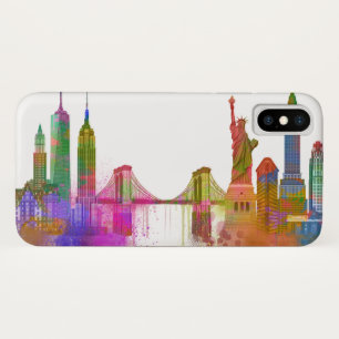 New York Skyline - Rainbow Case-Mate iPhone Hülle